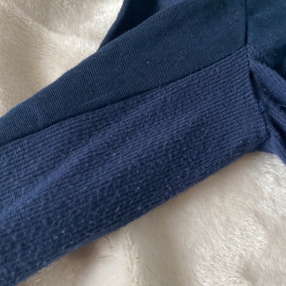 INC Blue Blouse with Crystal Buttons Medium - Picture 4 of 11